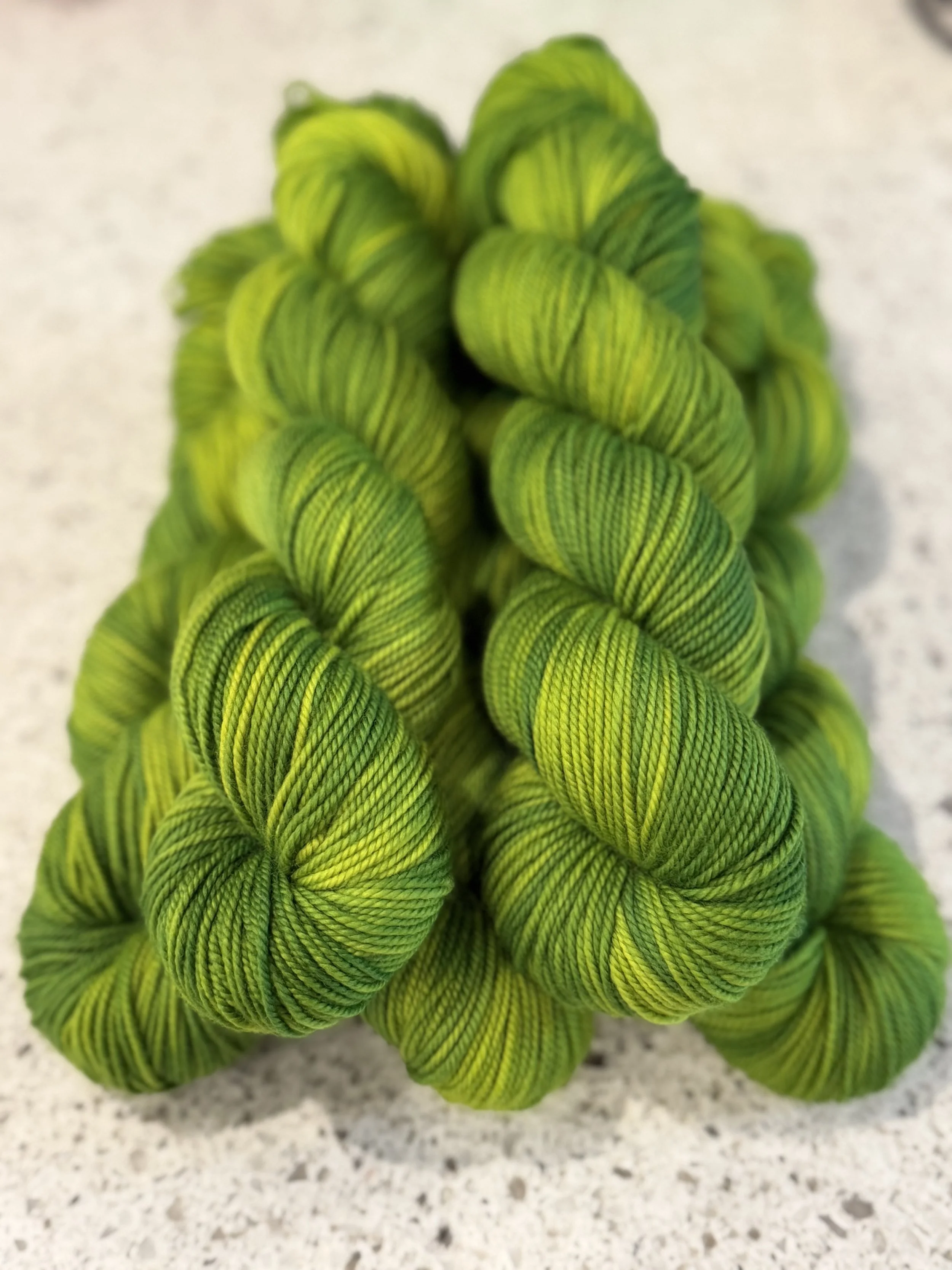 DK Superwash Merino Hand Dyed Yarn 100g - Herb