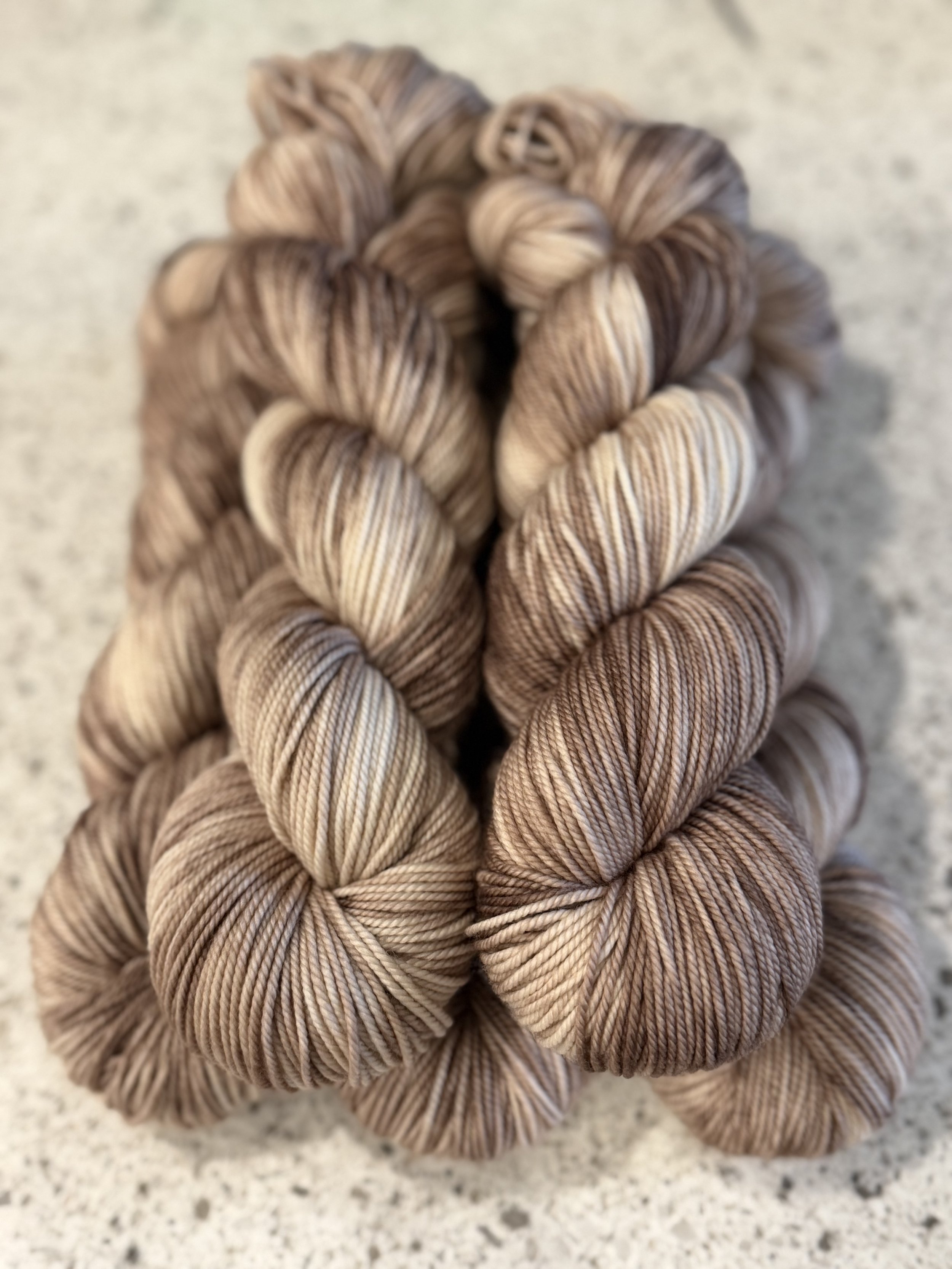 DK Superwash Merino Hand Dyed Yarn 100g - Portobello
