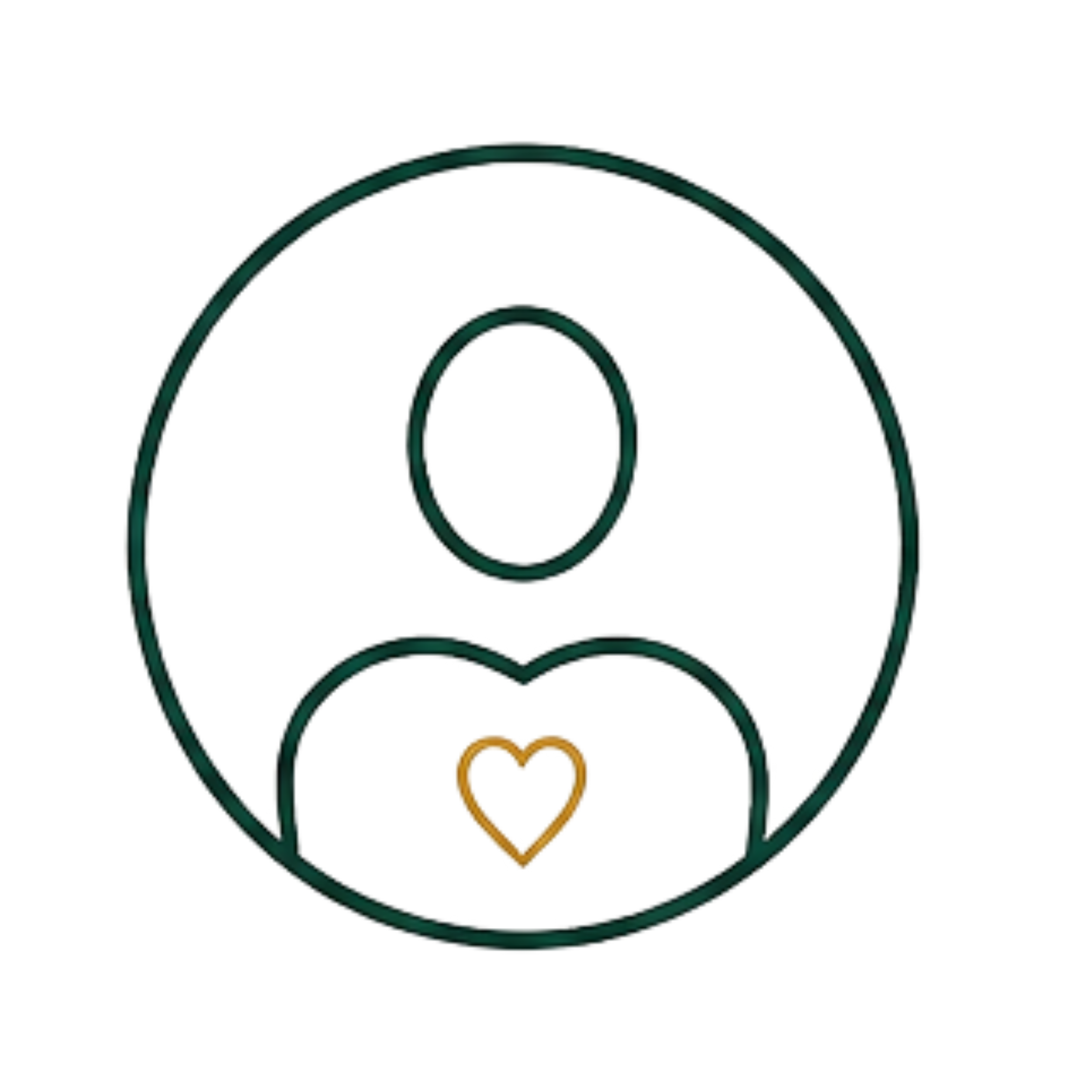 Close-up of a rainbow-colored Ferris wheel structure with a gold heart-shaped decoration in the center.
