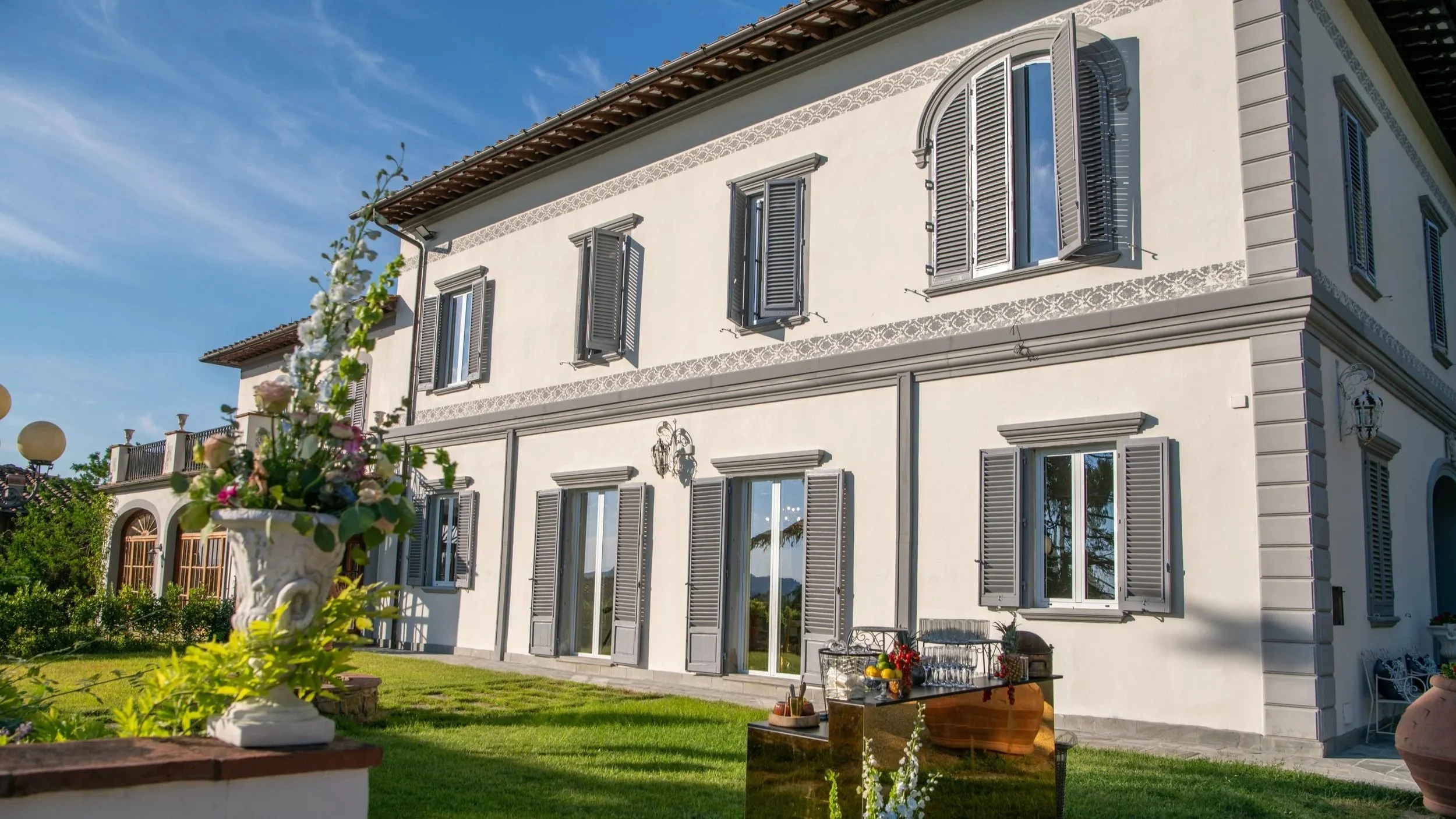 Elegant Italian villa used for weddings and events in Impruneta