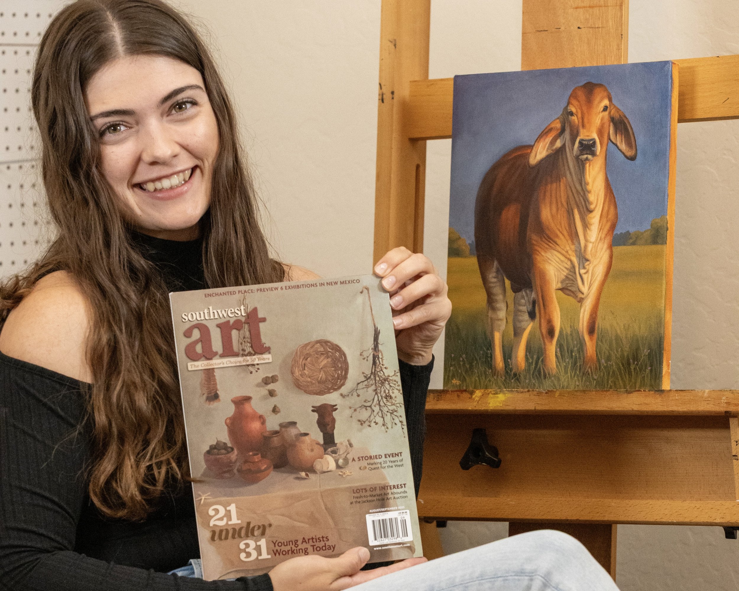 2025 Southwest Art Magazine "21 Under 31" artist