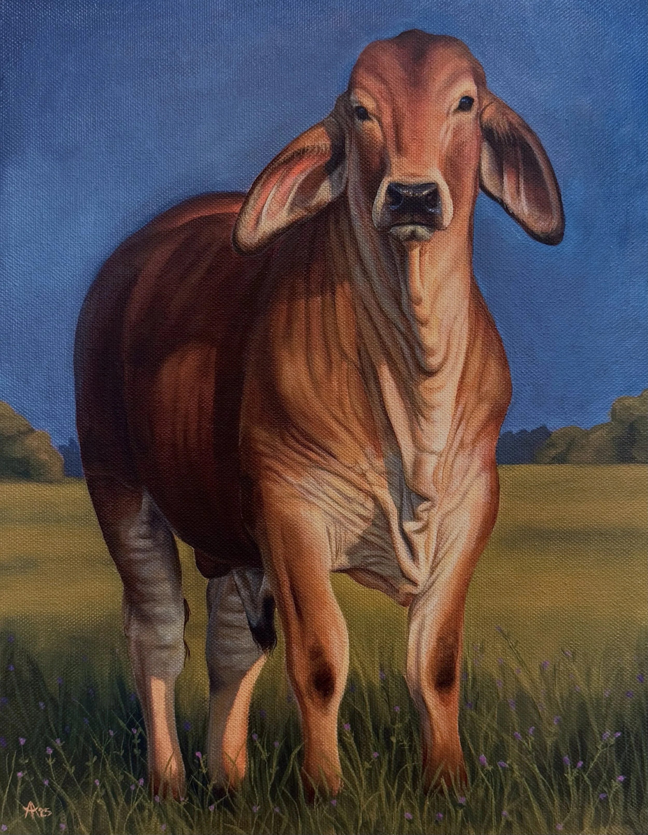 Pasture Sentinel - framed