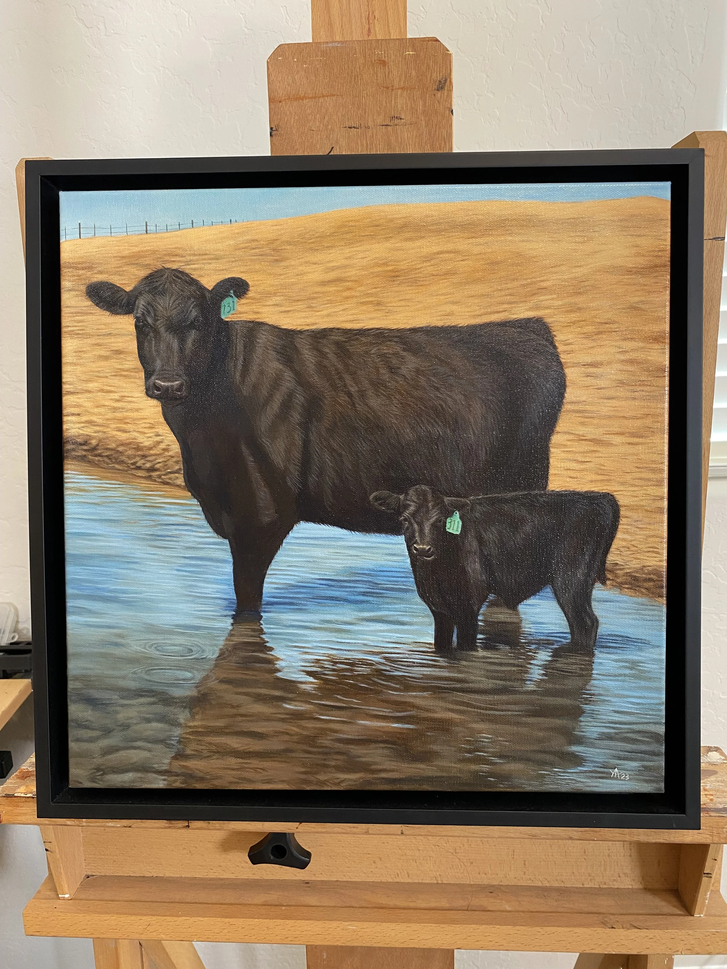 Baby's First Dip - framed.jpg