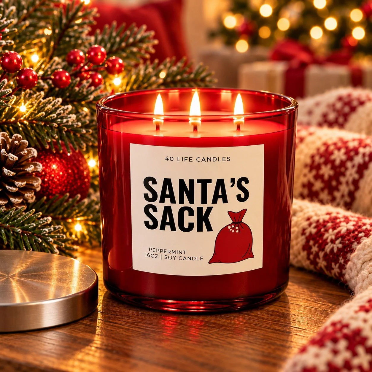 Santa's Sack Soy Candle