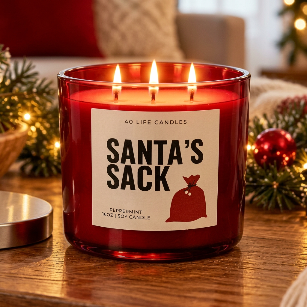 Santa's Sack Soy Candle