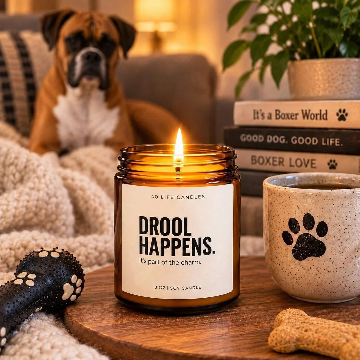 Drool Happens Soy Candle