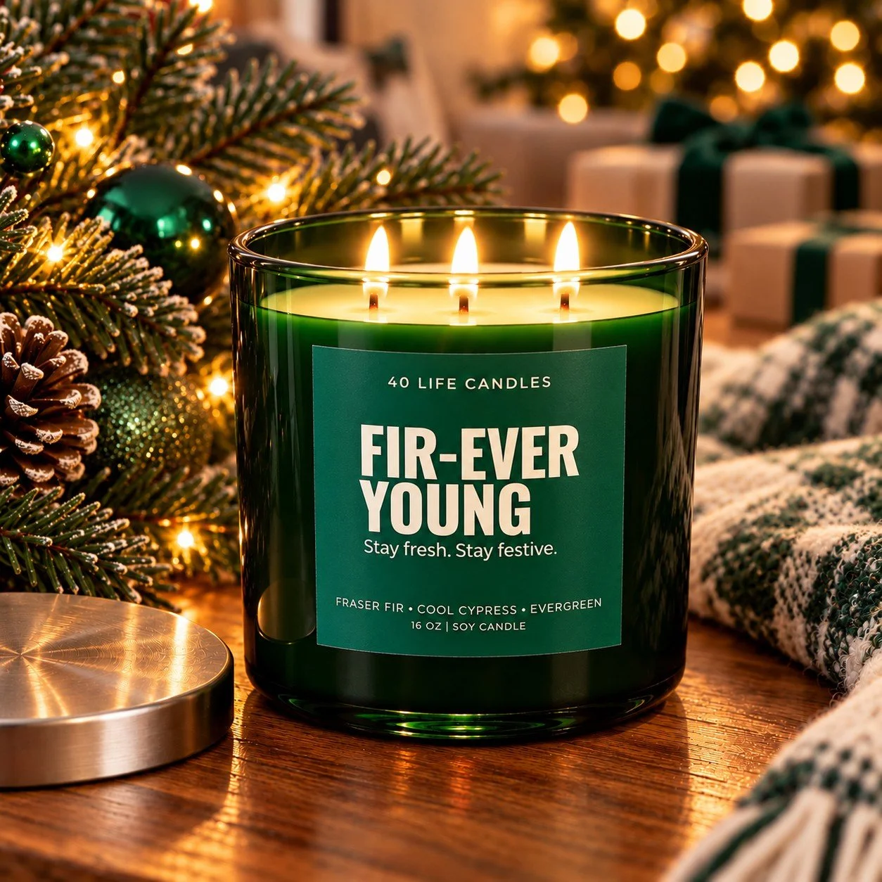 Fir-Ever Young Soy Candle