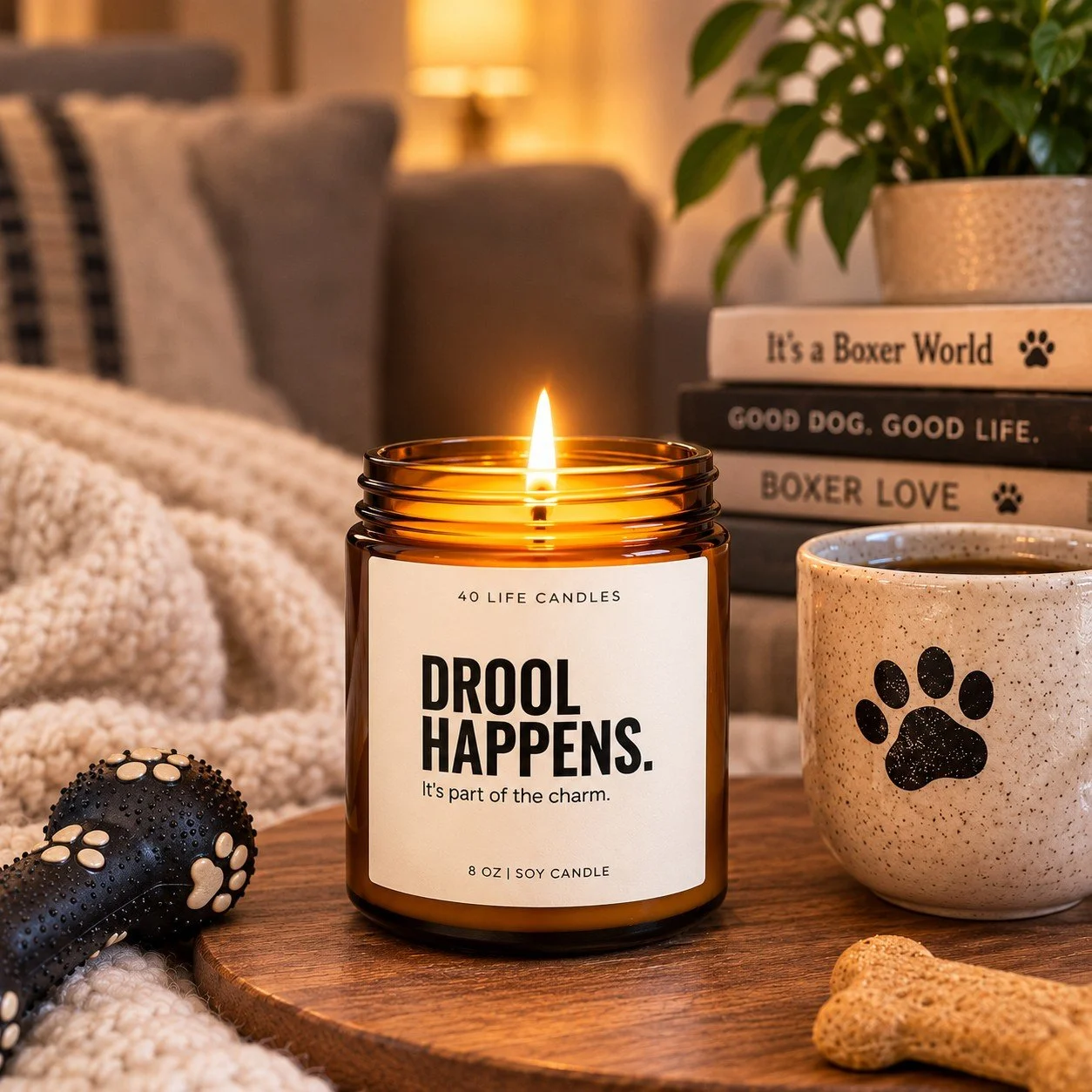Drool Happens Soy Candle