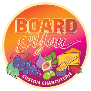 A colorful circular logo with the text