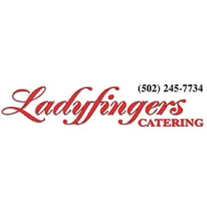 Ladyfingers Catering logo with the phone number (502) 245-7734