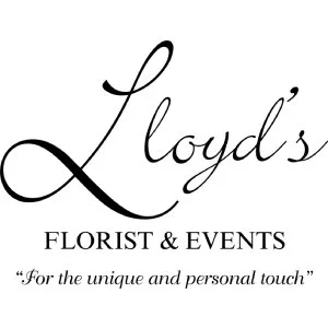 Lloyd's Florist & Events logo with tagline 'For the unique and personal touch'