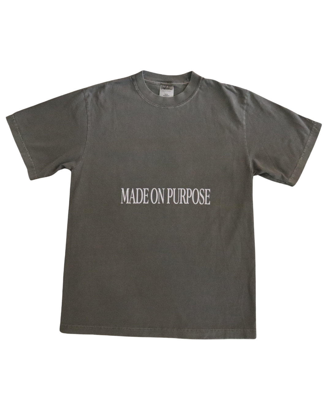 MADE ON PURPOSE TEE GRAY