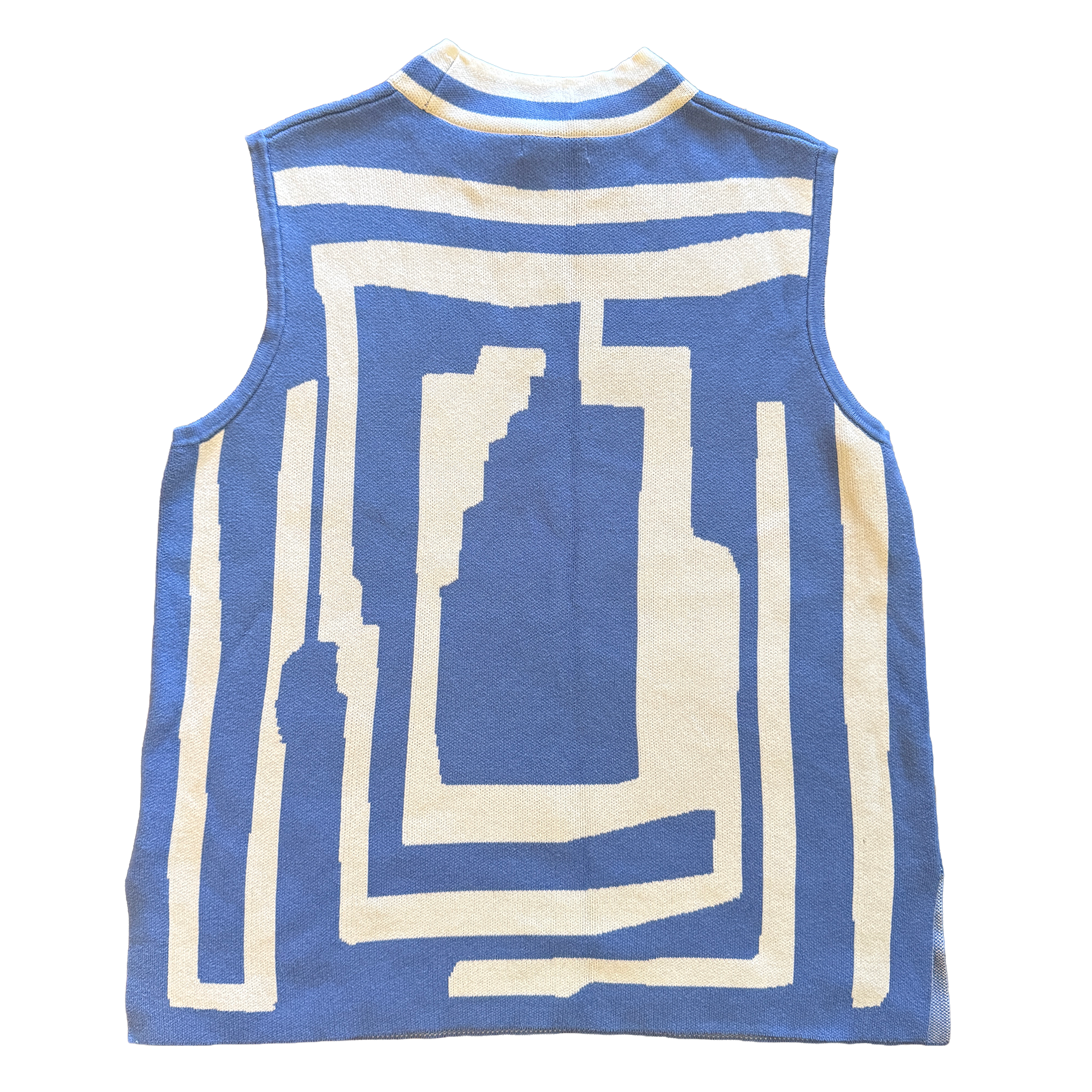 GREY by Jhoan Sebastian Grey Sweater Vest - Back.png