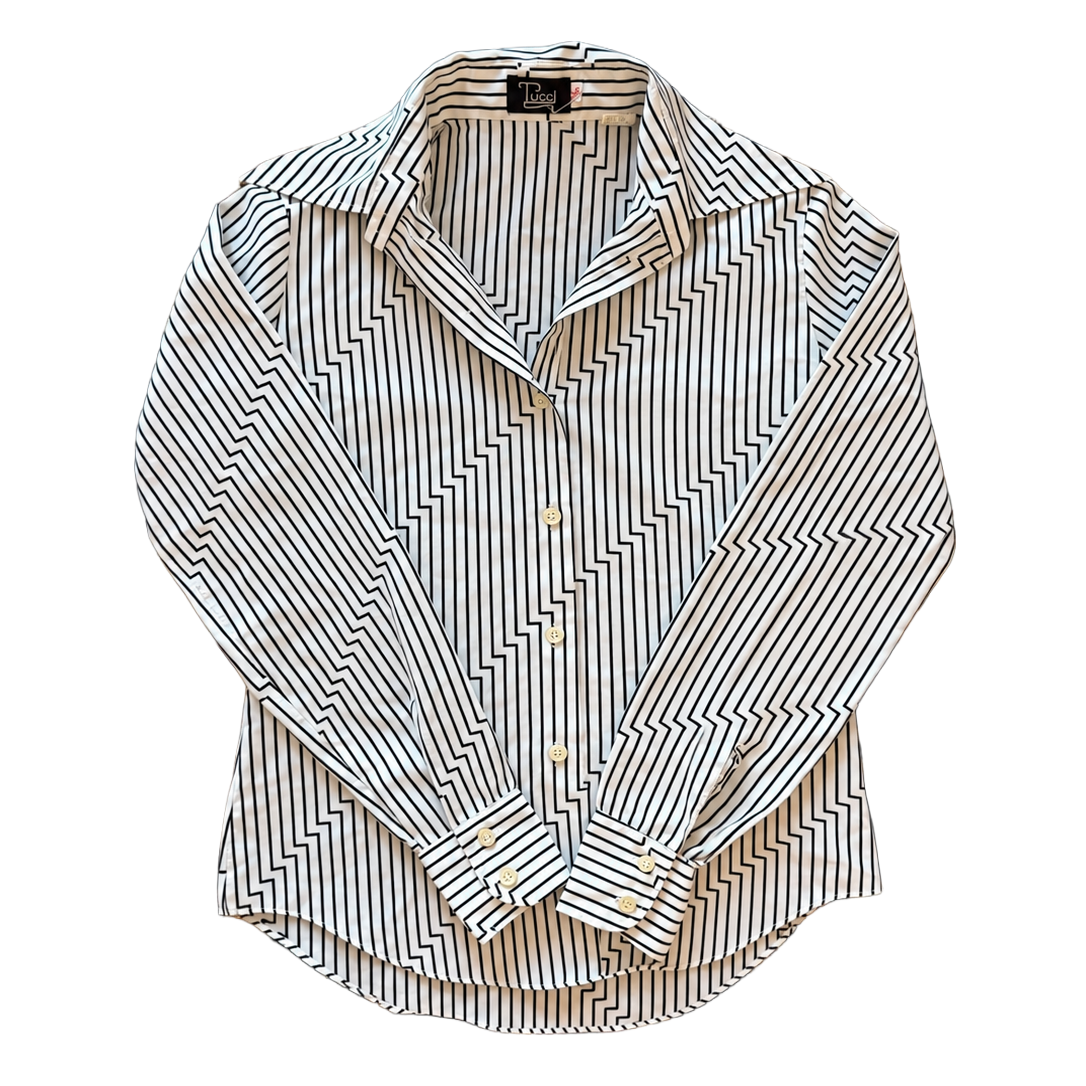 Geometric Button-Down Shirt 13/14