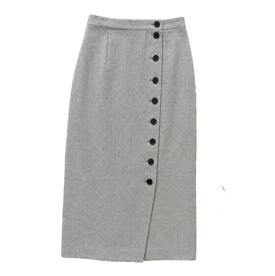 Houndstooth Button-Down Maxi Skirt 6