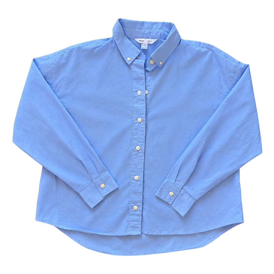 Relaxed Oxford Button-Down Shirt L