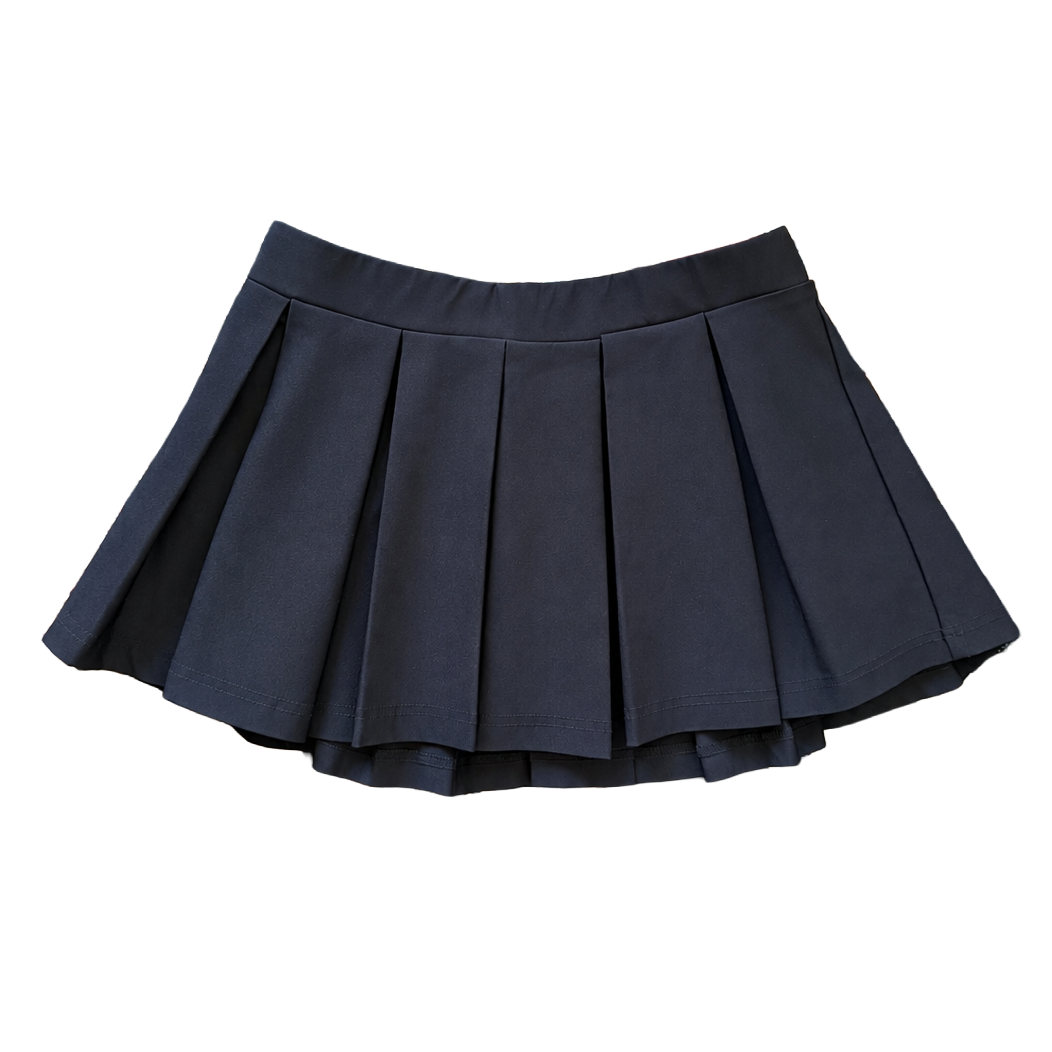 Pleated Mini Skirt M