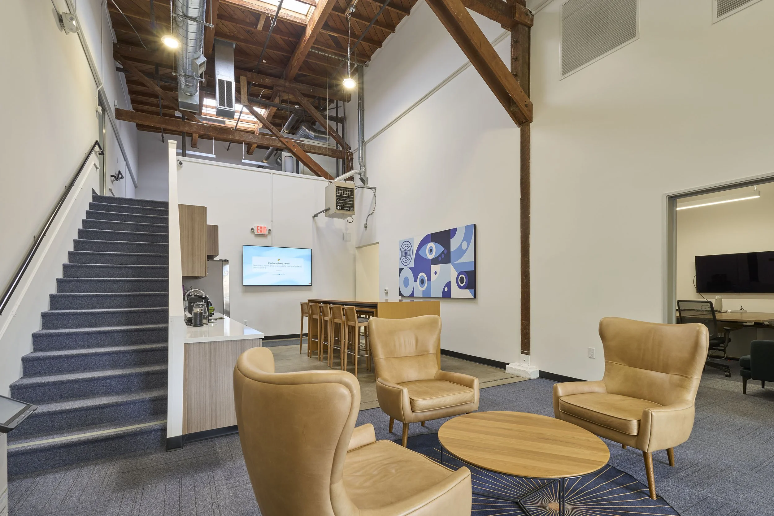 Parker Innovation Hub seating area