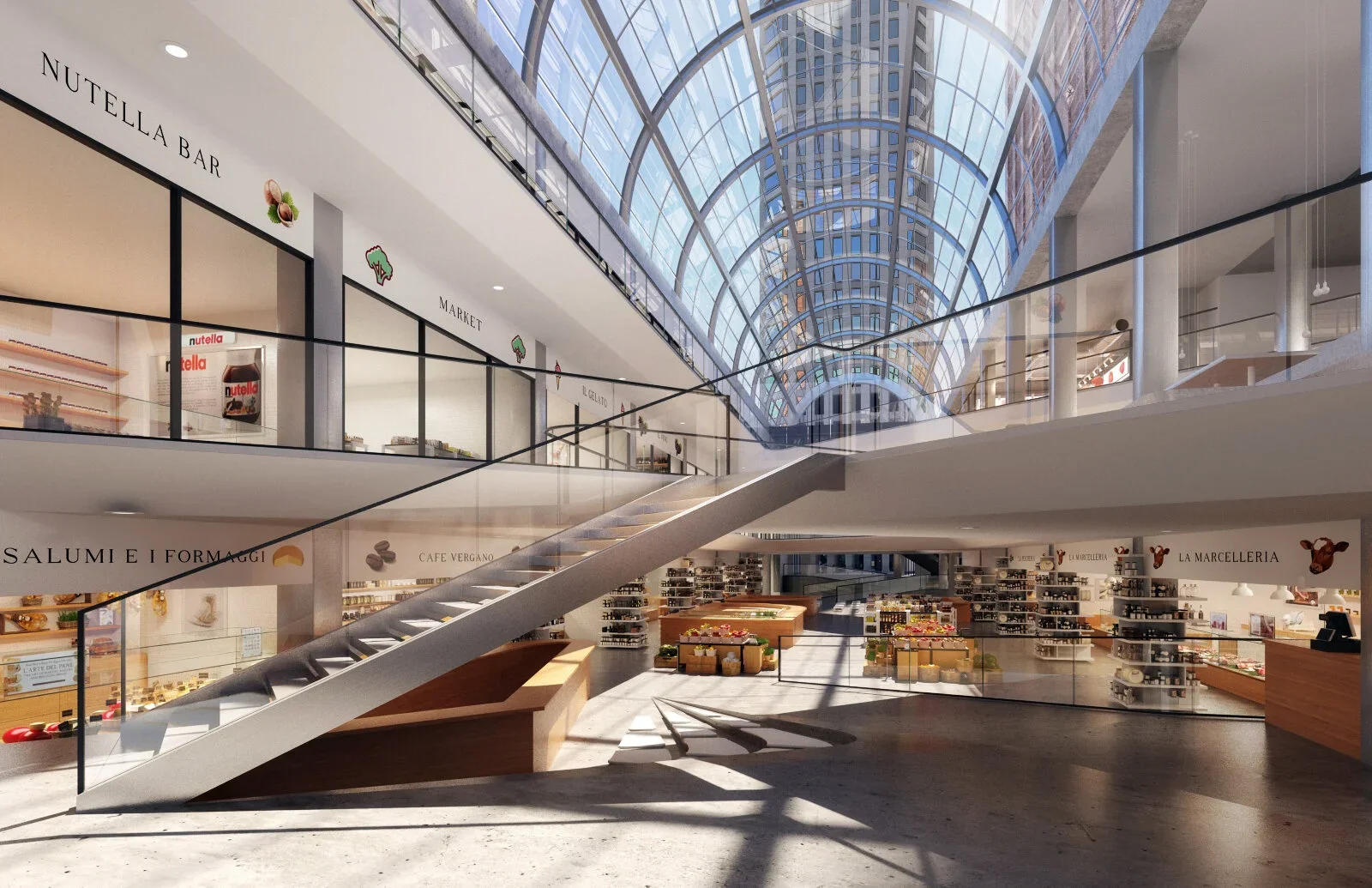 Rendering of The Post project
