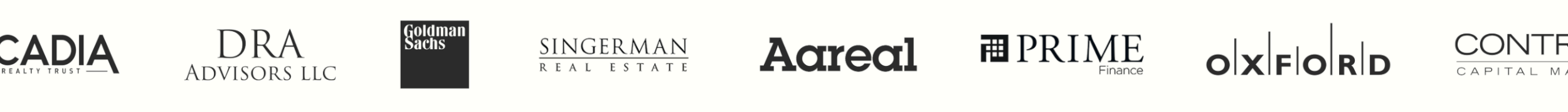 Scrolling banner of partner logos