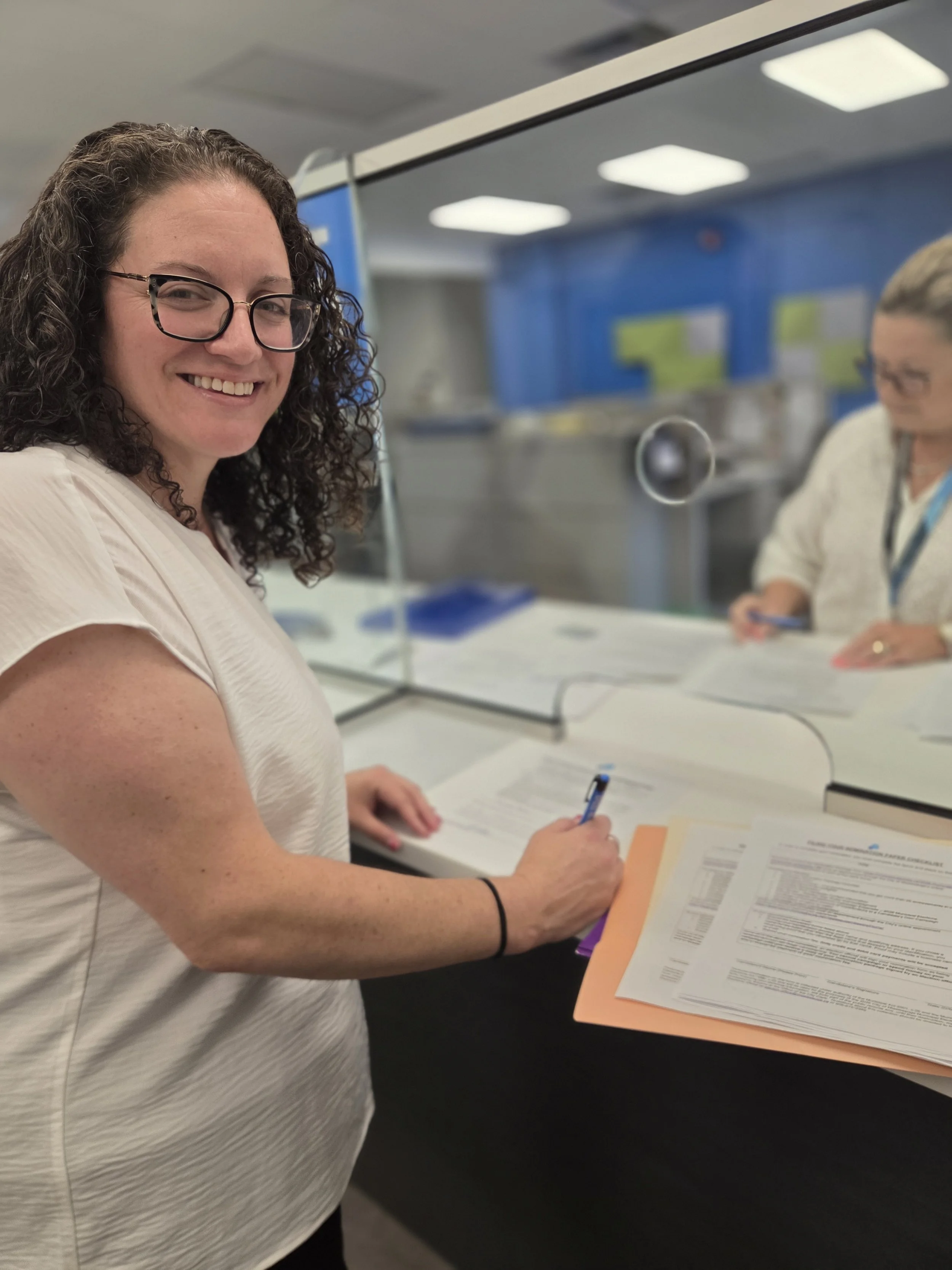 Michelle Baker Registers for Ward 2