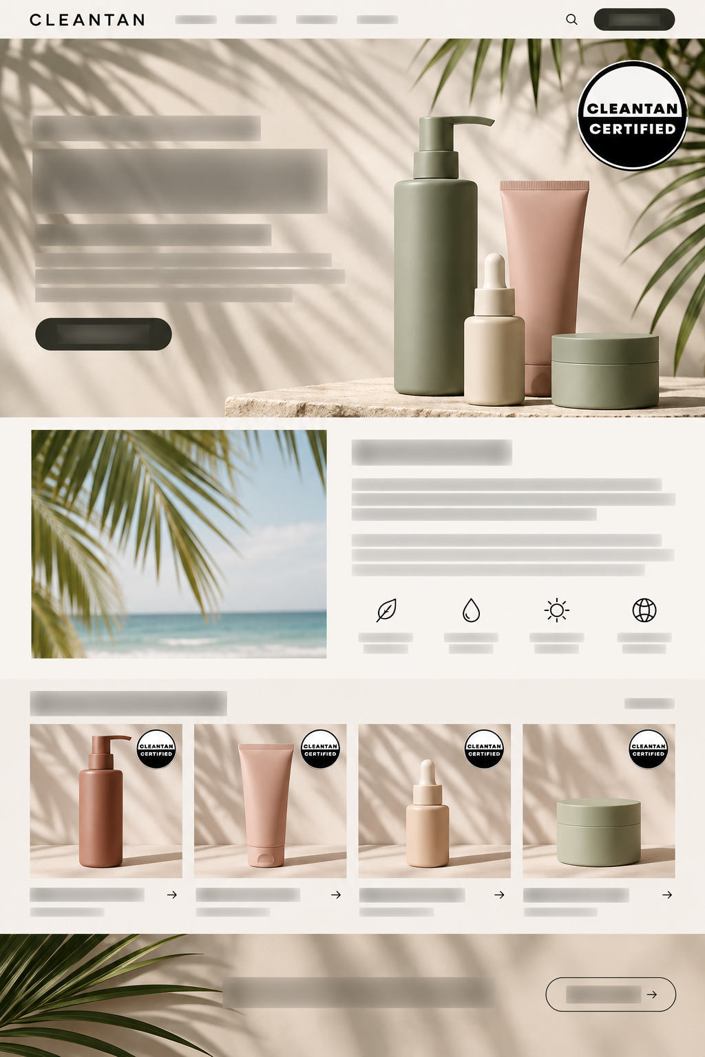 CLEANTAN BRAND PAGE