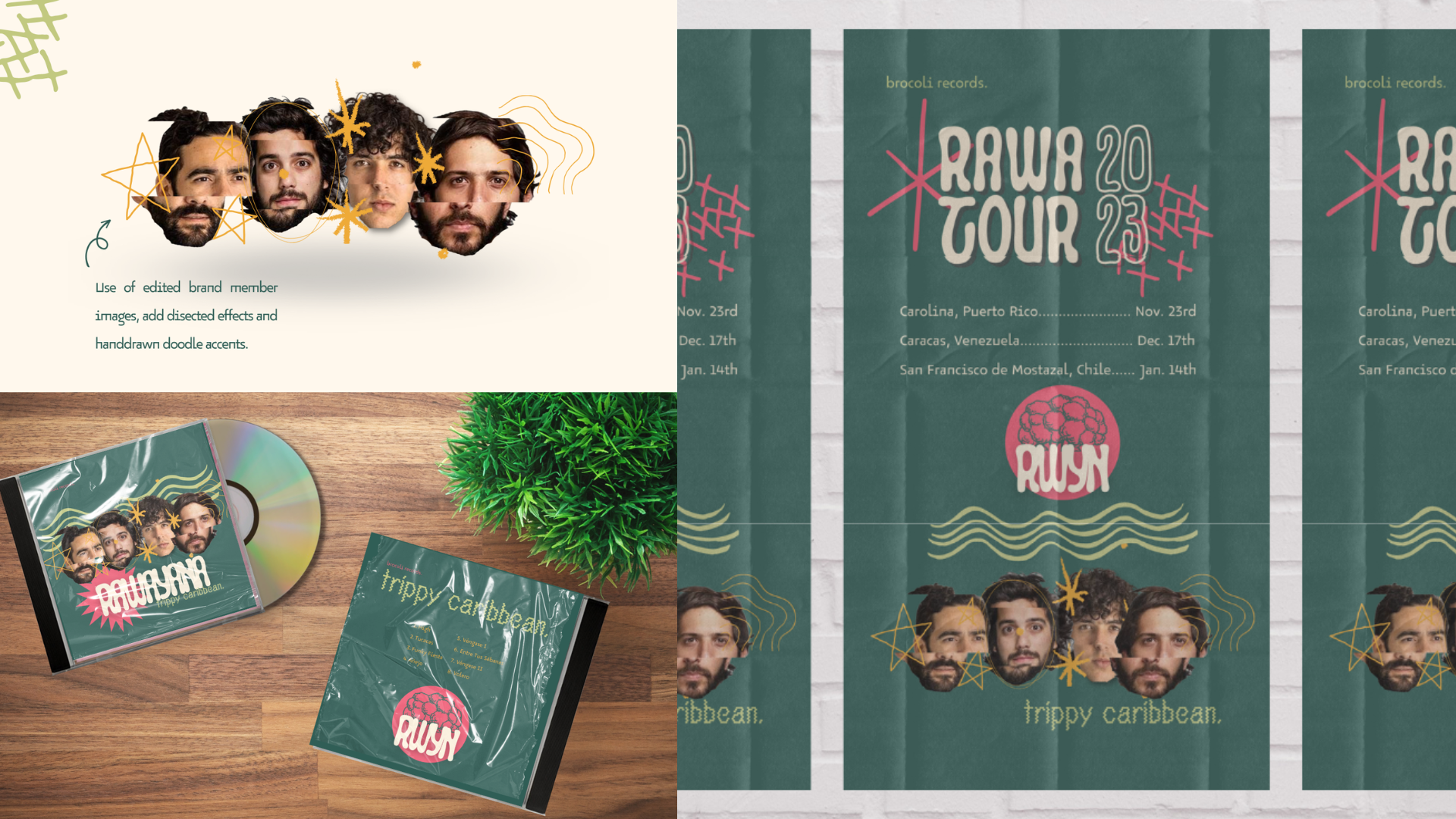 Rawayana Trippy Caribbean Rebrand Design