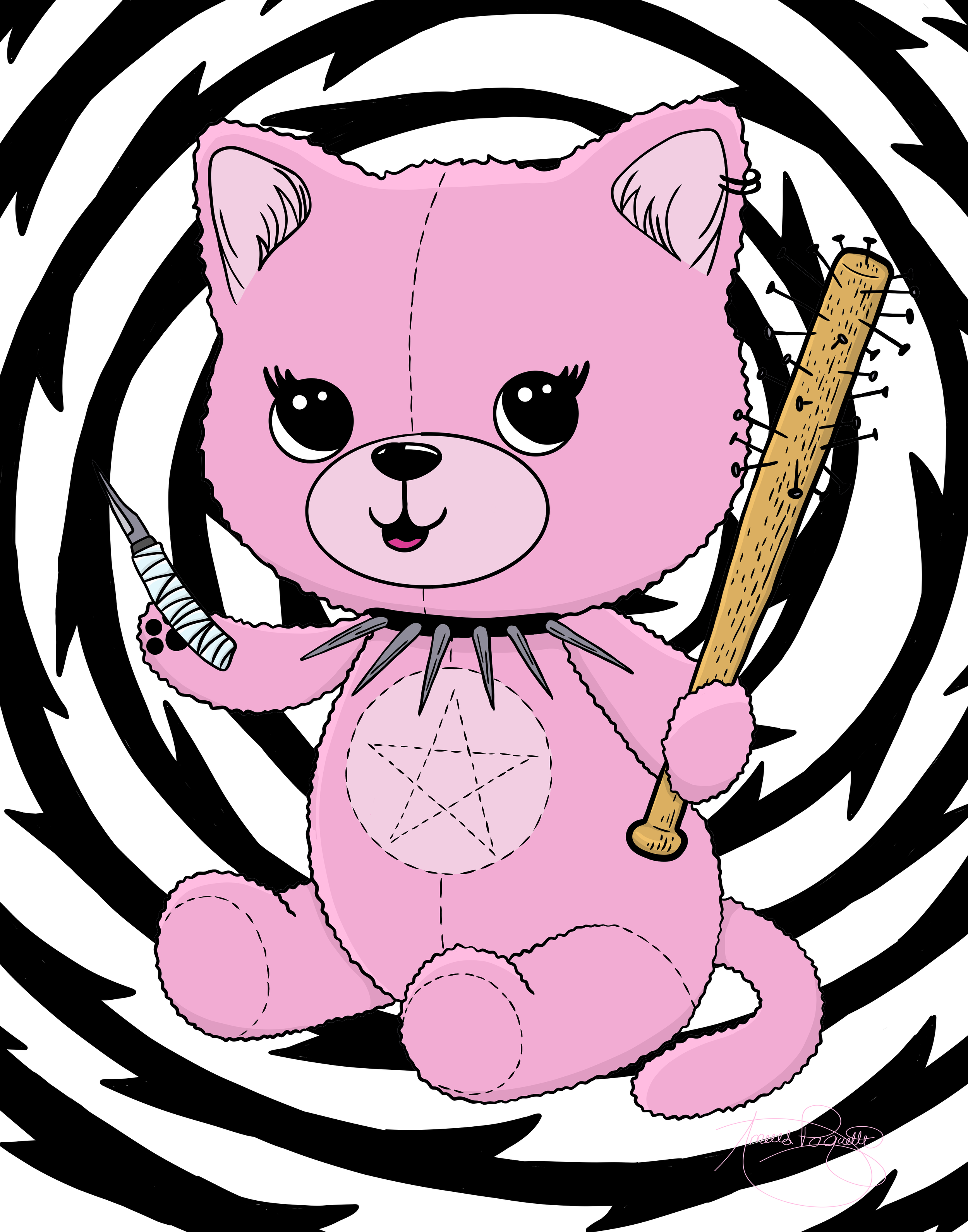 Anarkitty 11x14 Print