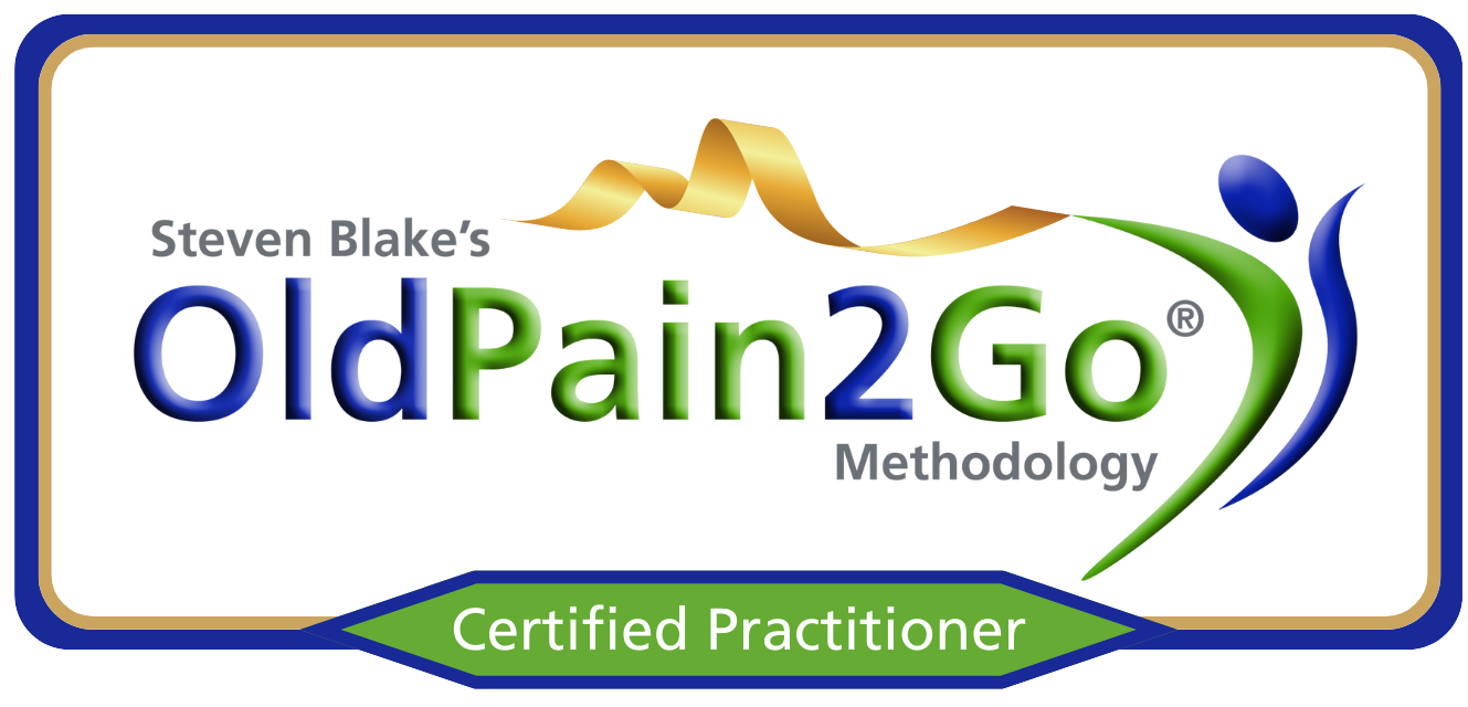 Certificate badge for OldPain2Go certification.