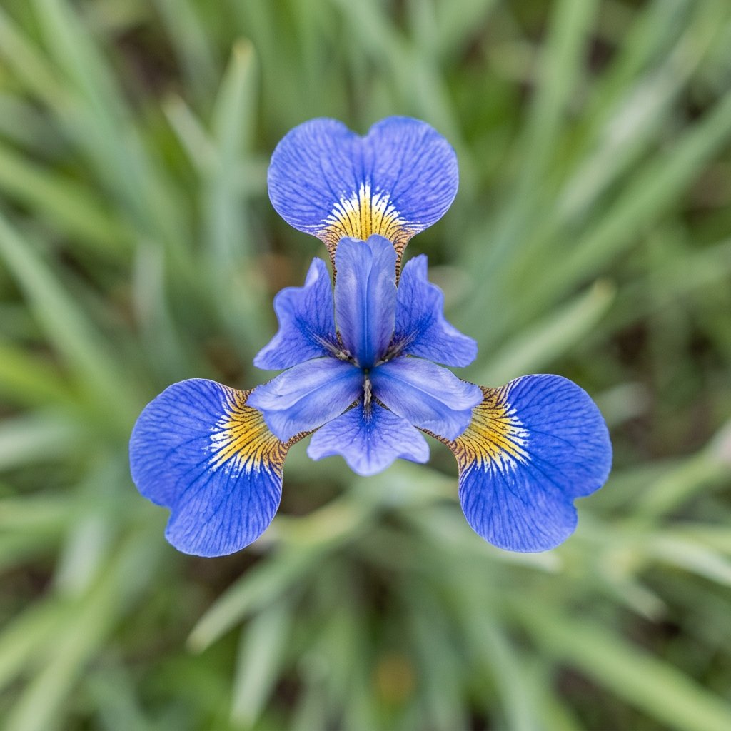 Blue Iris Flower