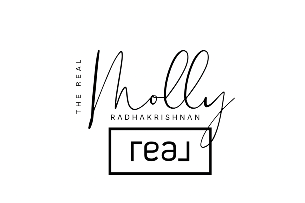 the real molly radhakrishnan logo