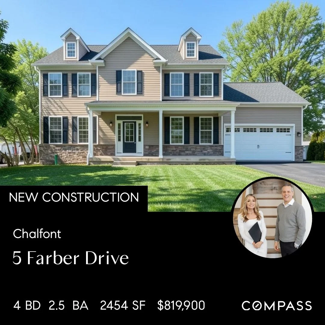 There is something special about watching a house become a home from the ground up. This new construction opportunity in Chalfont by Webb Building Group is officially underway and ready for you to tour.

Featuring 4 bedrooms, 2.5 baths, and a 2 car g
