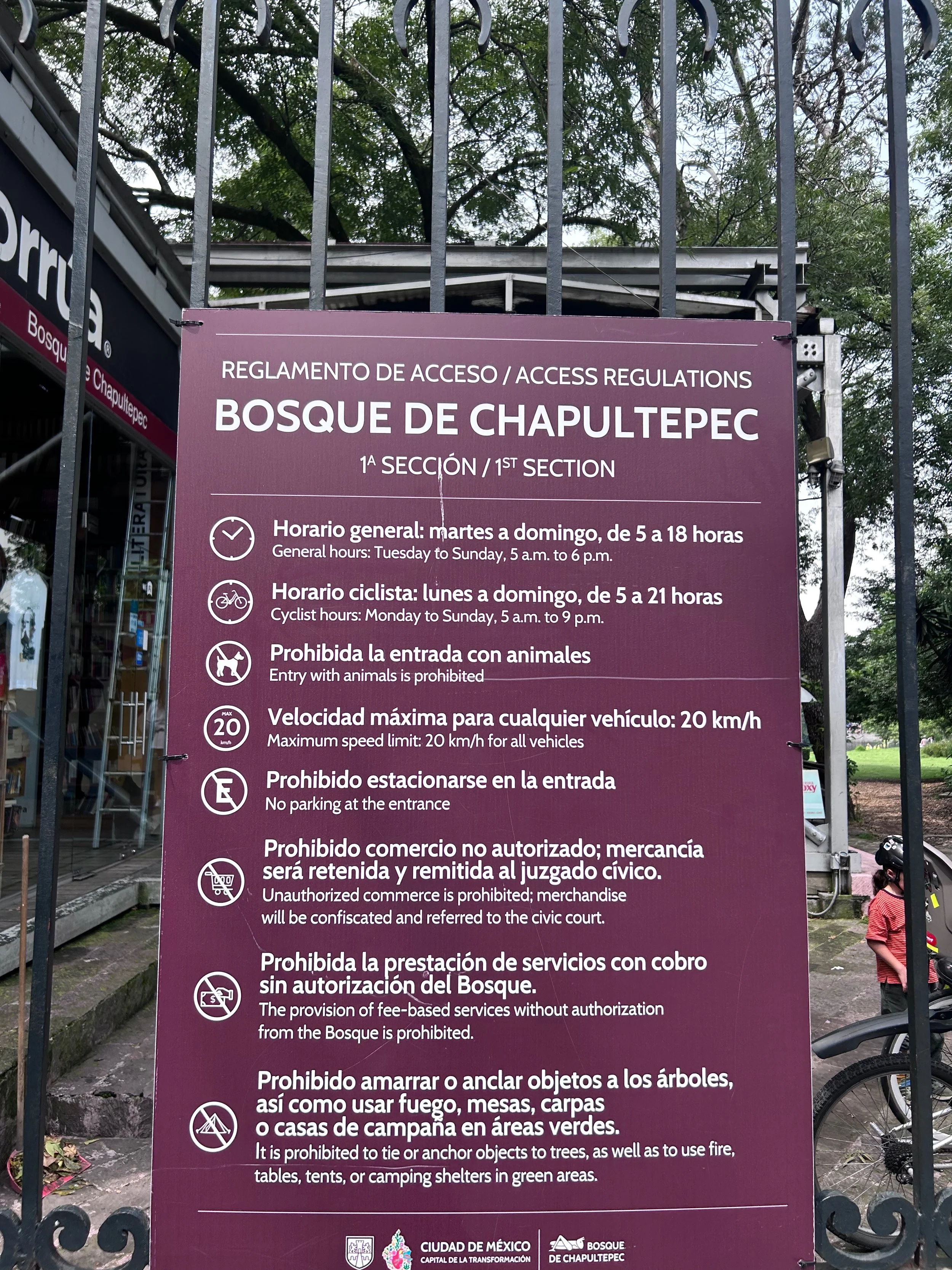 Guia para recorrer el Bosque de Chapultepec en la Ciudad de Mexico