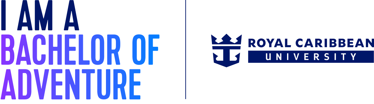 A digital graphic of a university logo with abstract purple and blue shapes and the word "UNIVERSITY" in white uppercase letters.