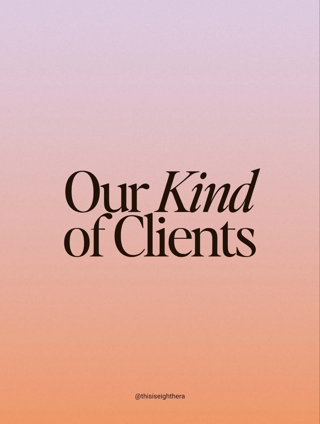 Apparently, we have a type. 👀

Luxury travel advisors. Agency owners. Hospitality founders. Wellness founders.

People who are bloody good at what they do, care deeply about the business they&rsquo;re building and are ready for more of the right peo