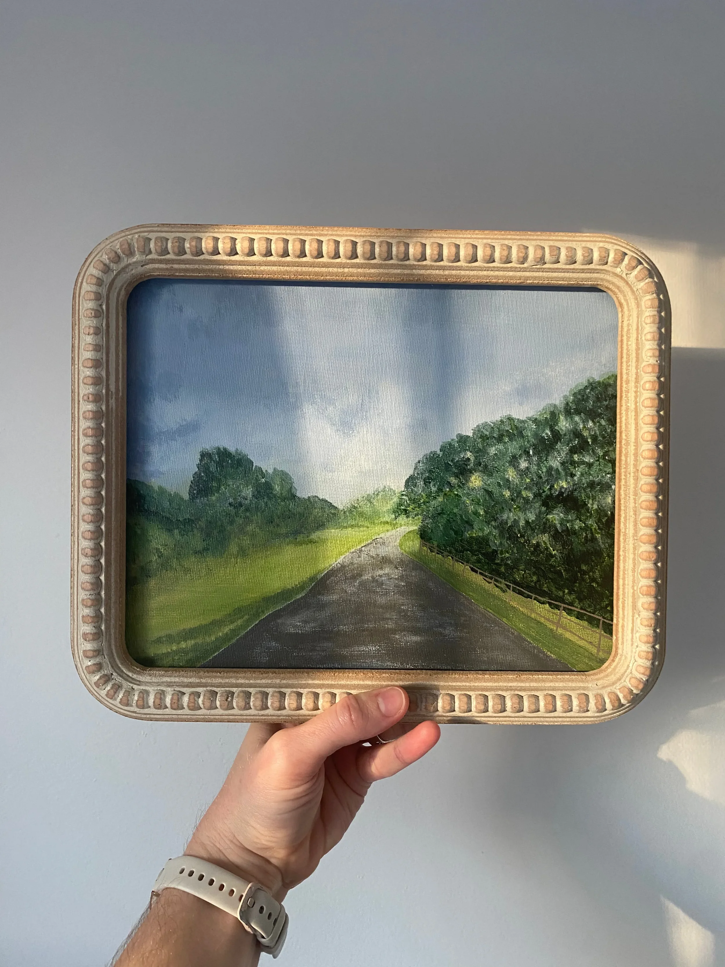 The Road Home Acrylic on Canva.webp