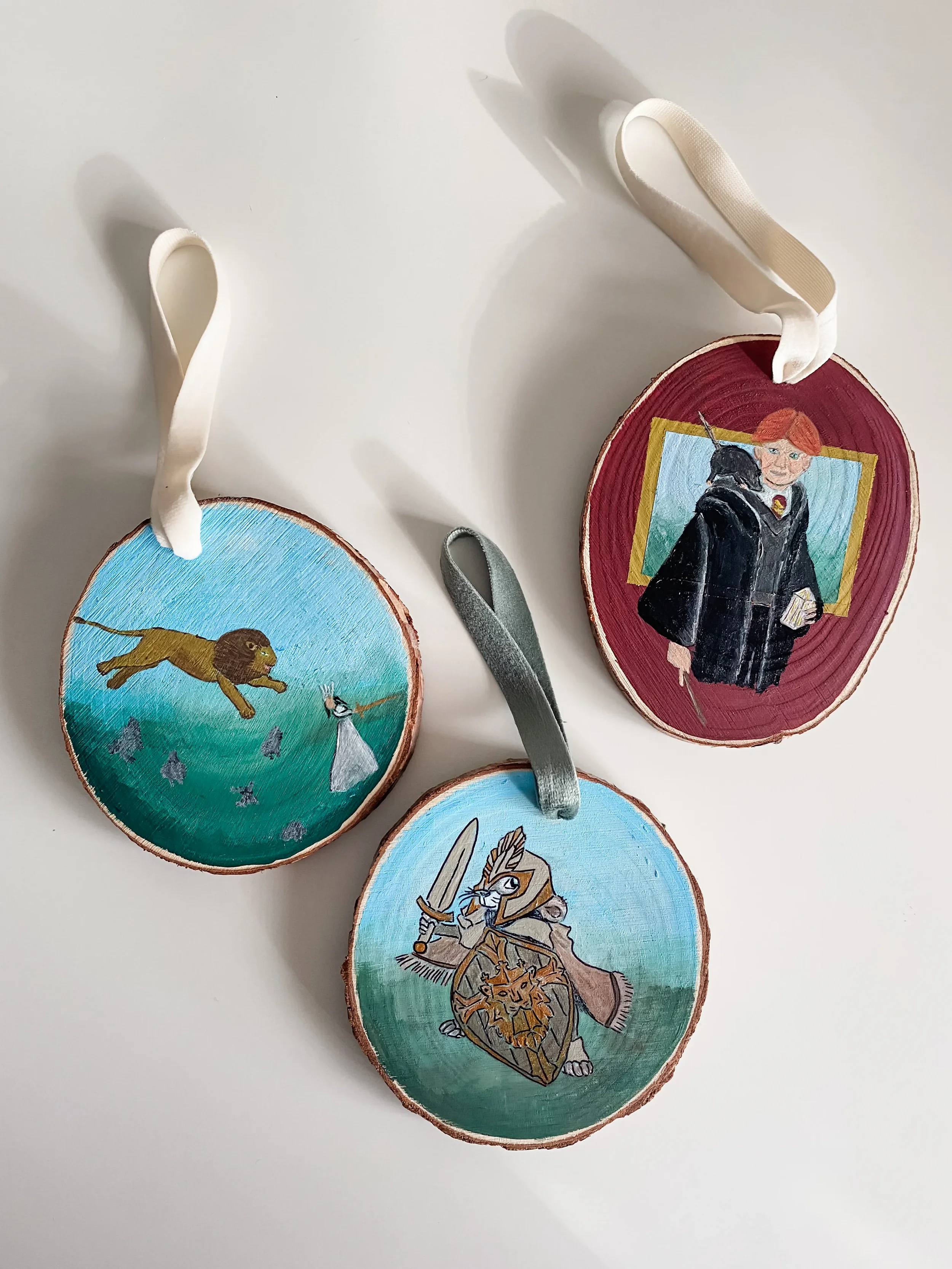 Handpainted Custom Ornaments Books 2.webp