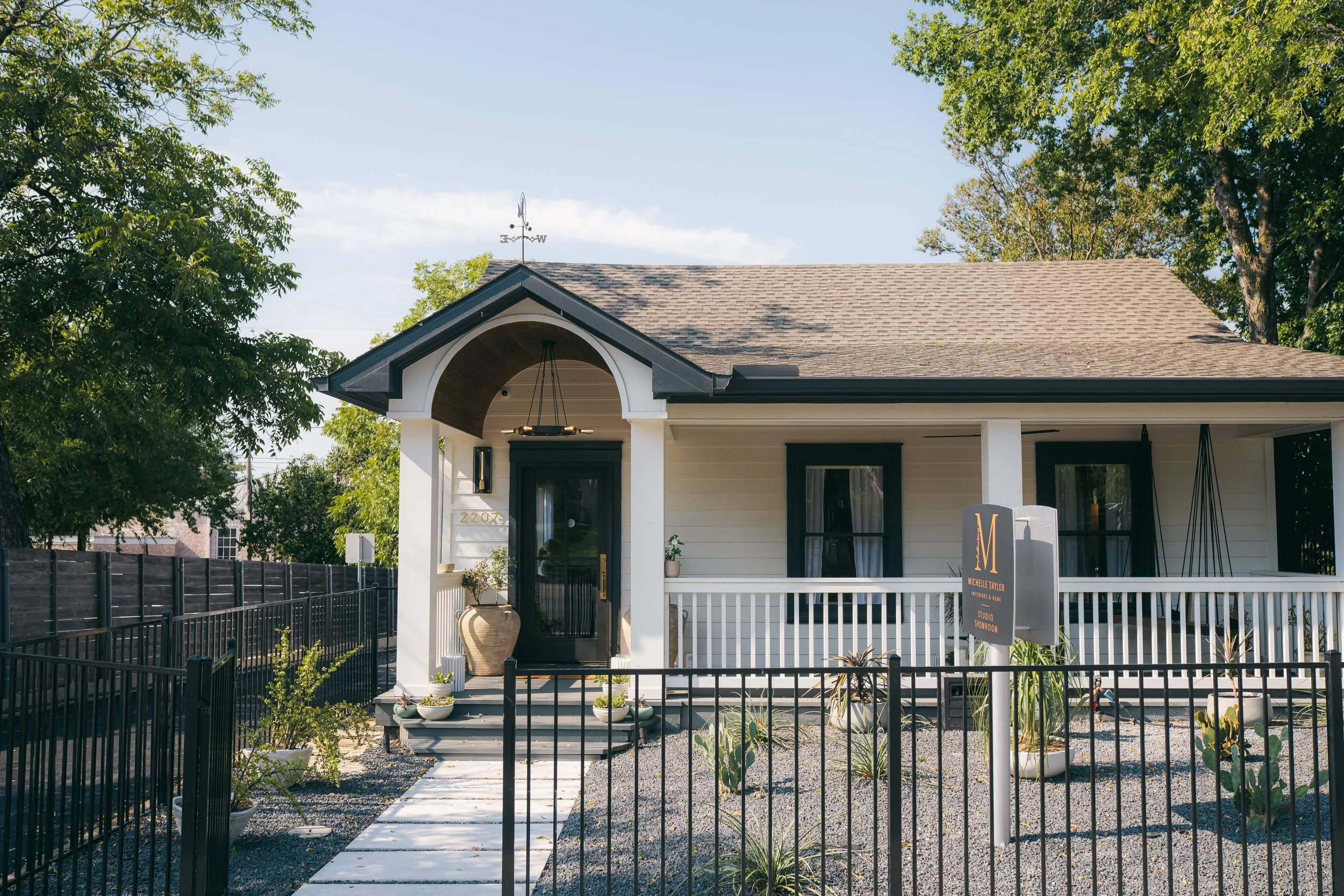 The Michelle Taylor Interiors & Home studio at 2207 Lake Austin Blvd, Tarrytown, Austin.
