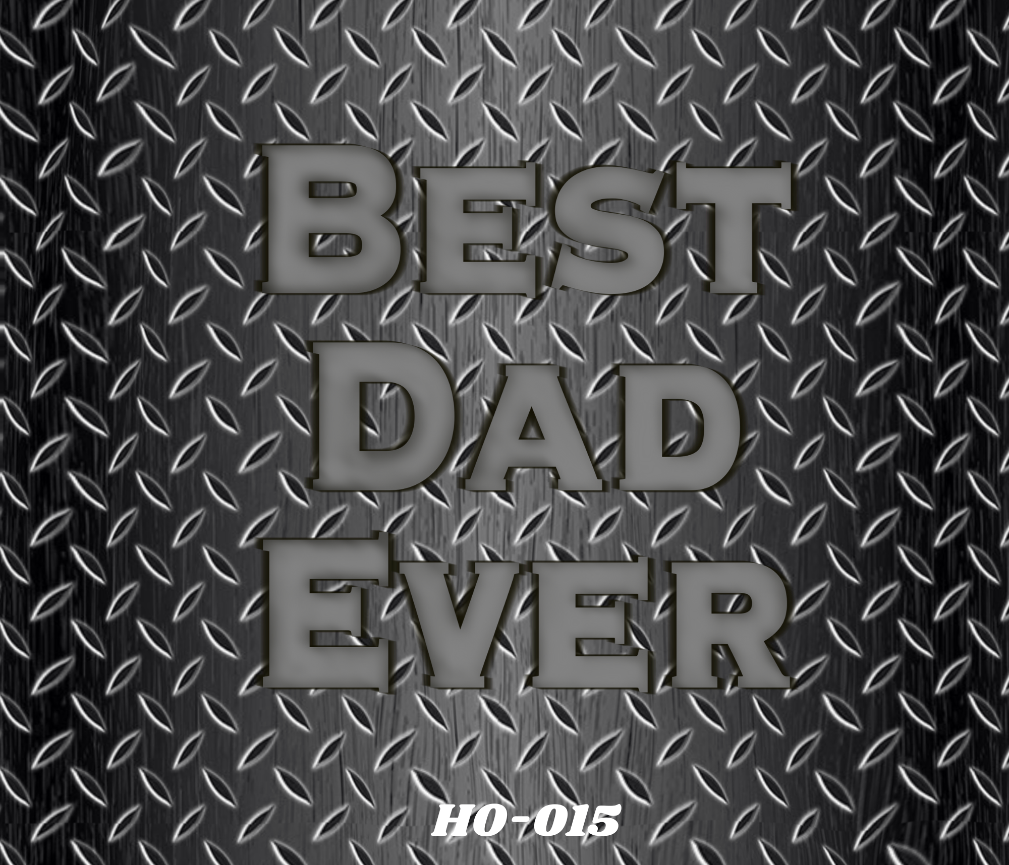 Patterned metal background with large bold text emphasizing 'BEST' and 'EVER' in metallic gray, a