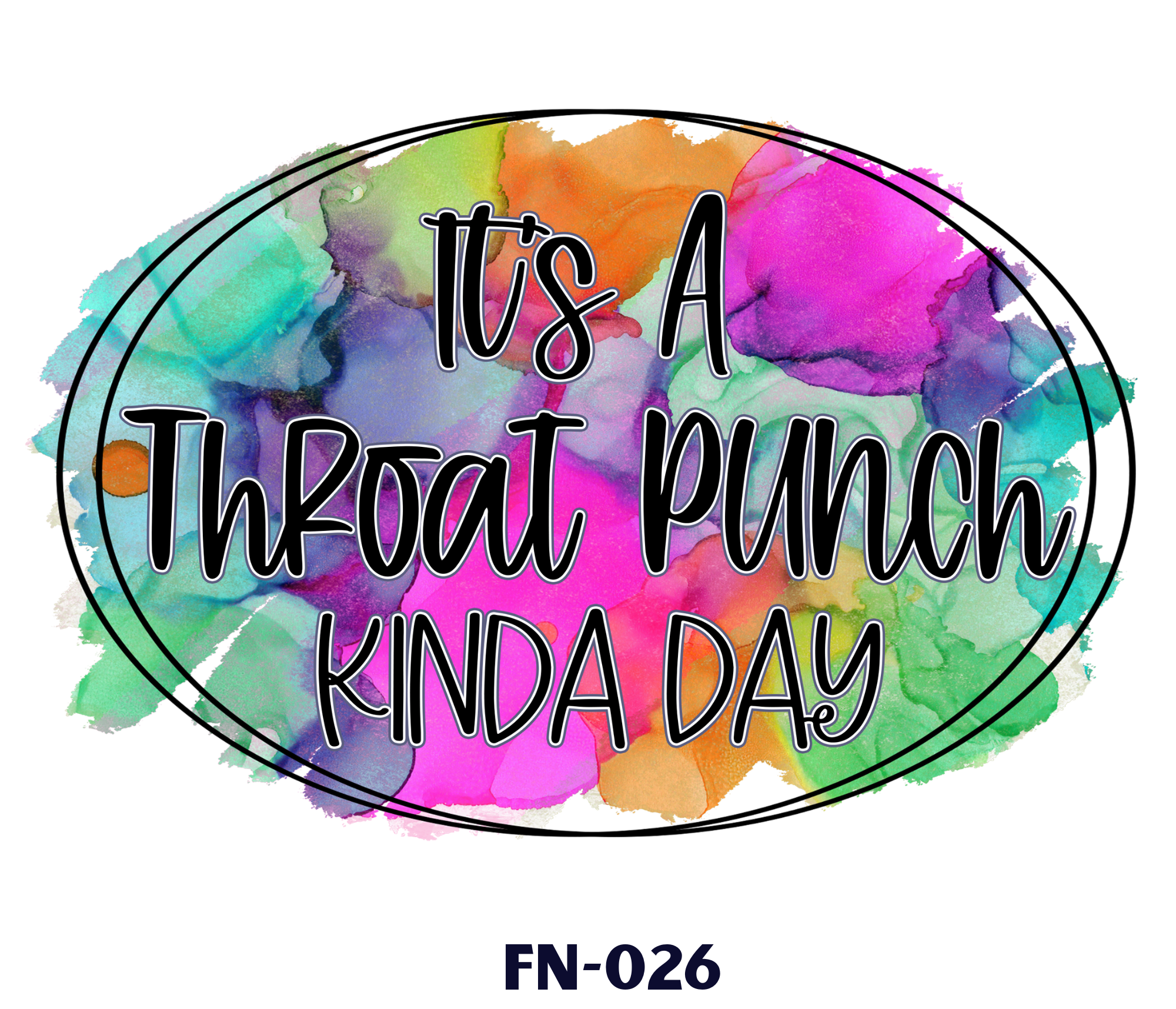 Colorful watercolor splash background with black text in a circular design that reads "It’s A TURTLE PILLOW UNDER PAD" bottom.