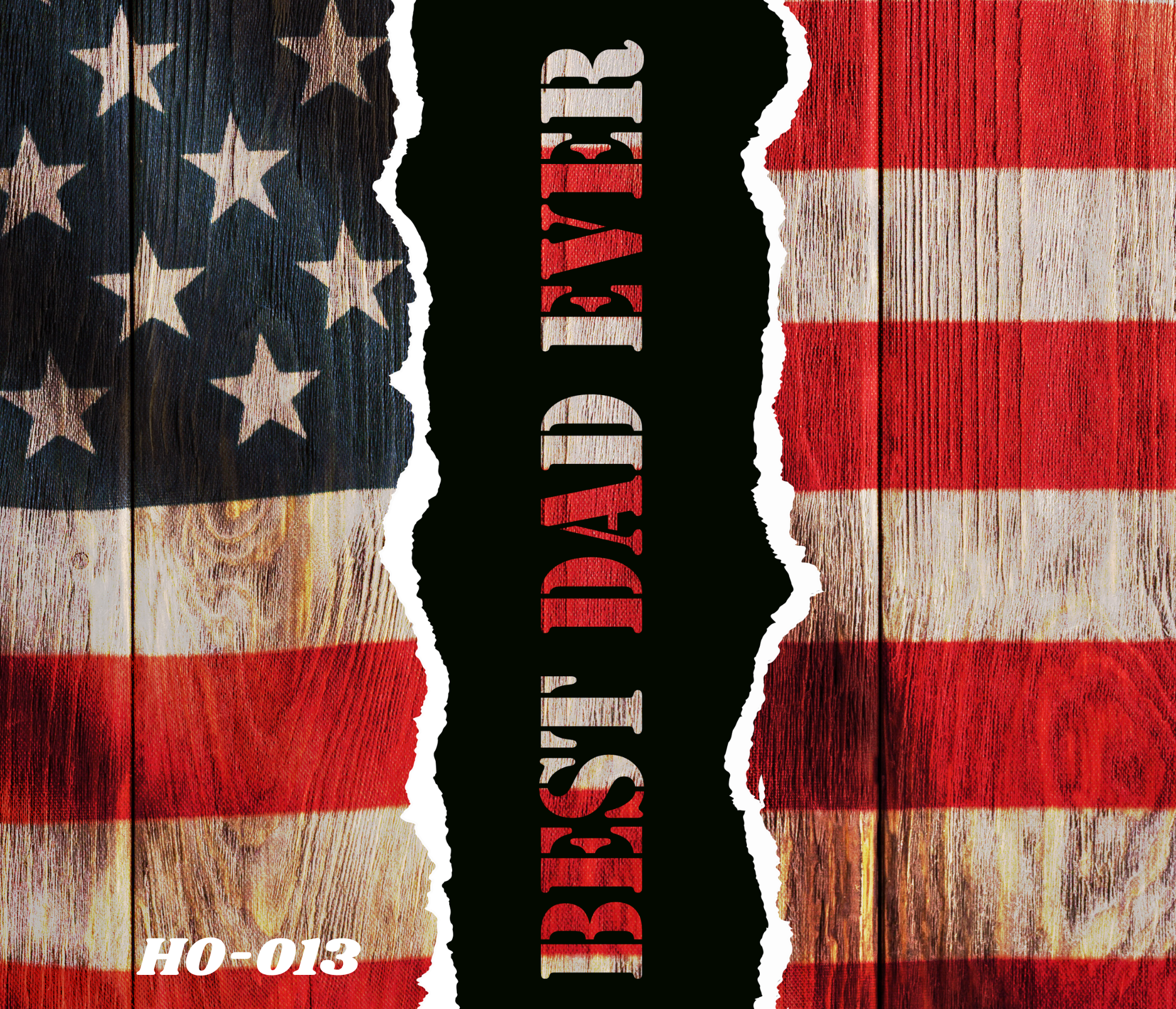 Faded American flag painted on wooden planks with the words "DON'T CANCEL AMERICA" painted in bold black and red across the center,