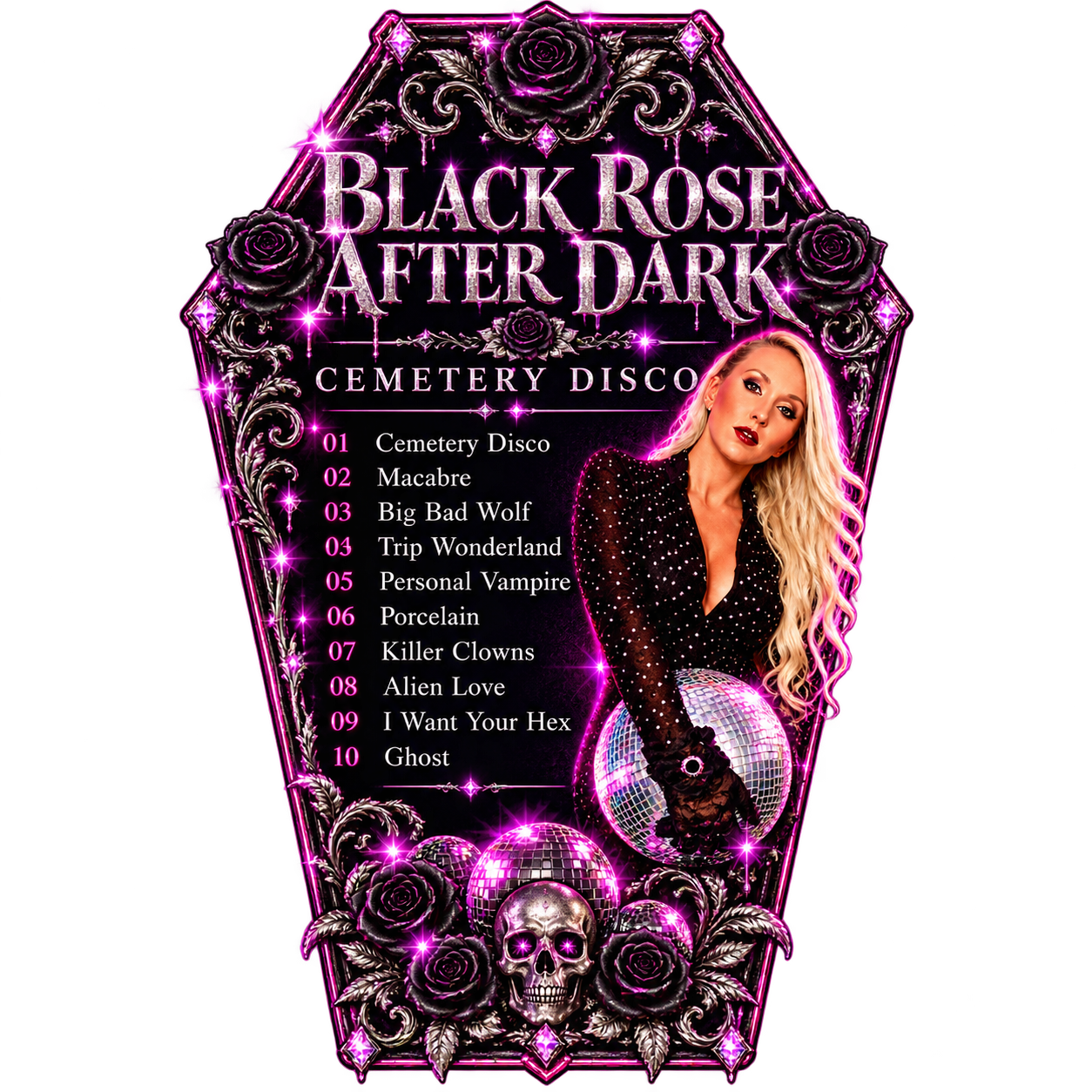 Neon Gothic Black Rose Tracklist Plaque.png