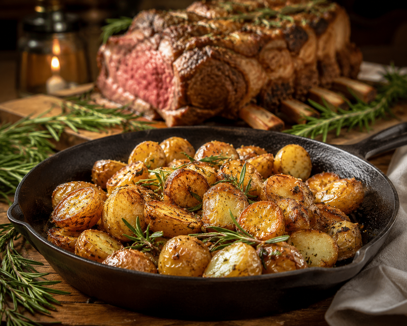 Crispy Rosemary Roasted Potatoes