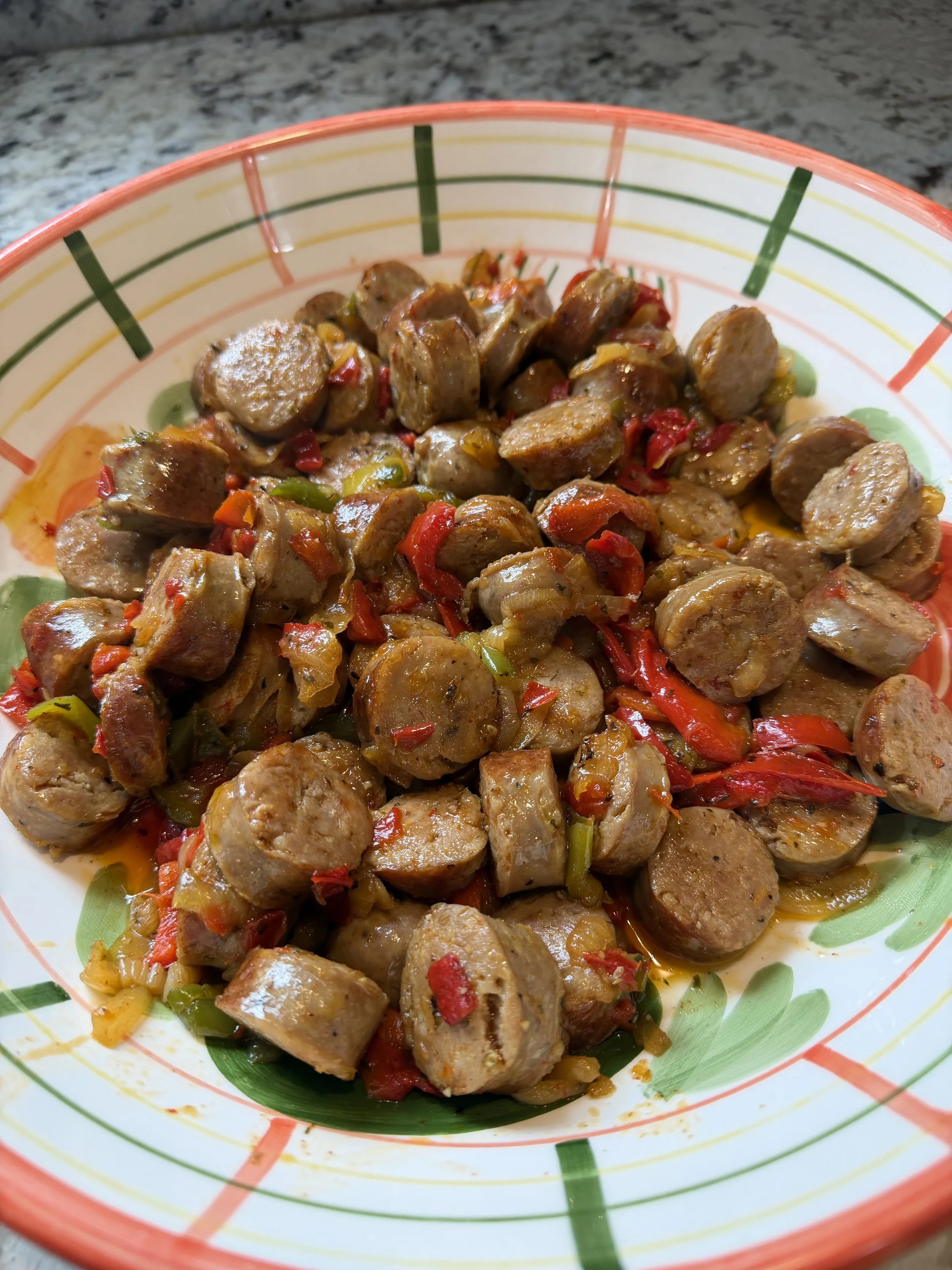 Italian Sausage, Peppers and Onions 