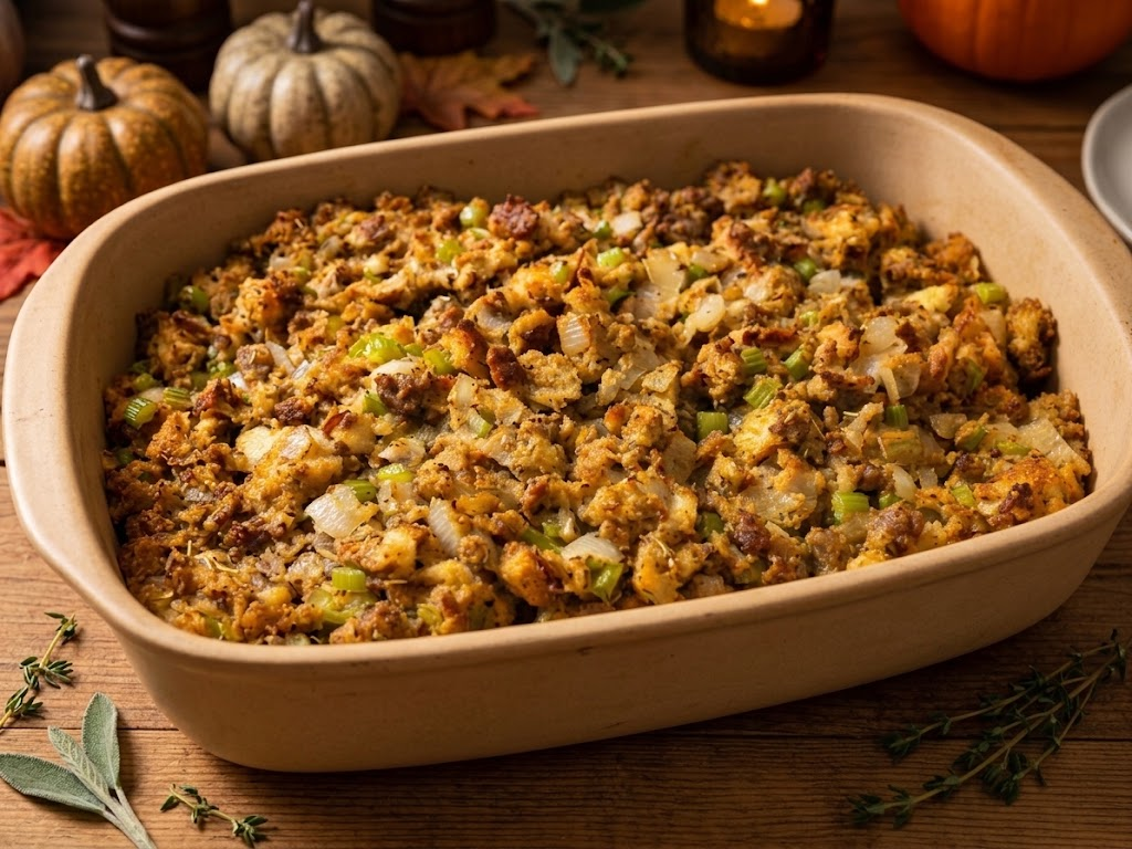 Thanksgiving Sausage Stuffing