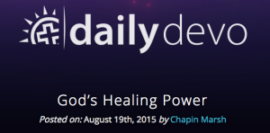 God's Healing Power devotional, Calvary Chapel Fort Lauderdale