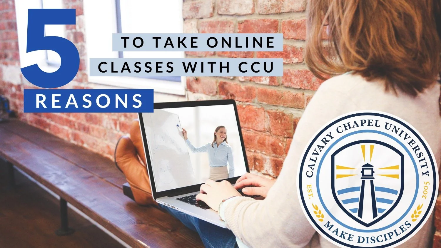 Five reasons to take online classes with Calvary Chapel University.