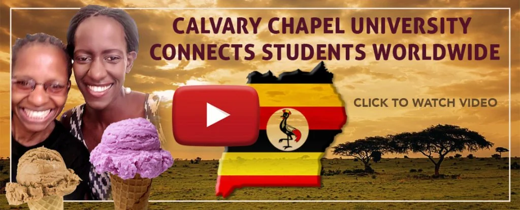 Calvary Chapel University connects students in Kampala, Uganda — click to watch the video.