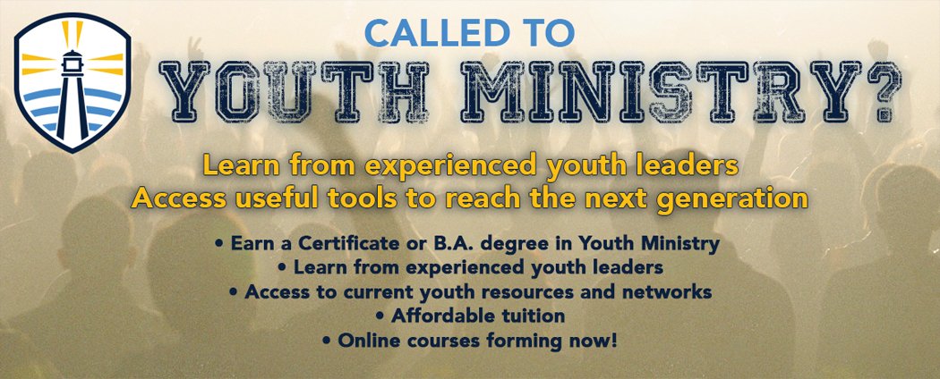 Historical youth ministry program announcement, January 2016