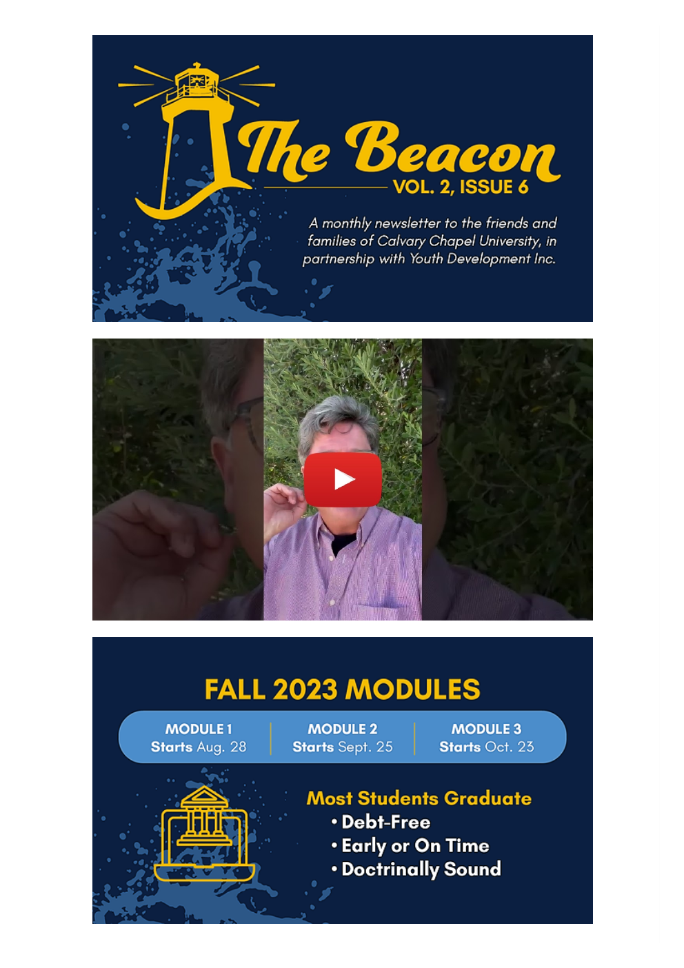 The Beacon Volume 2 Issue 6 newsletter cover